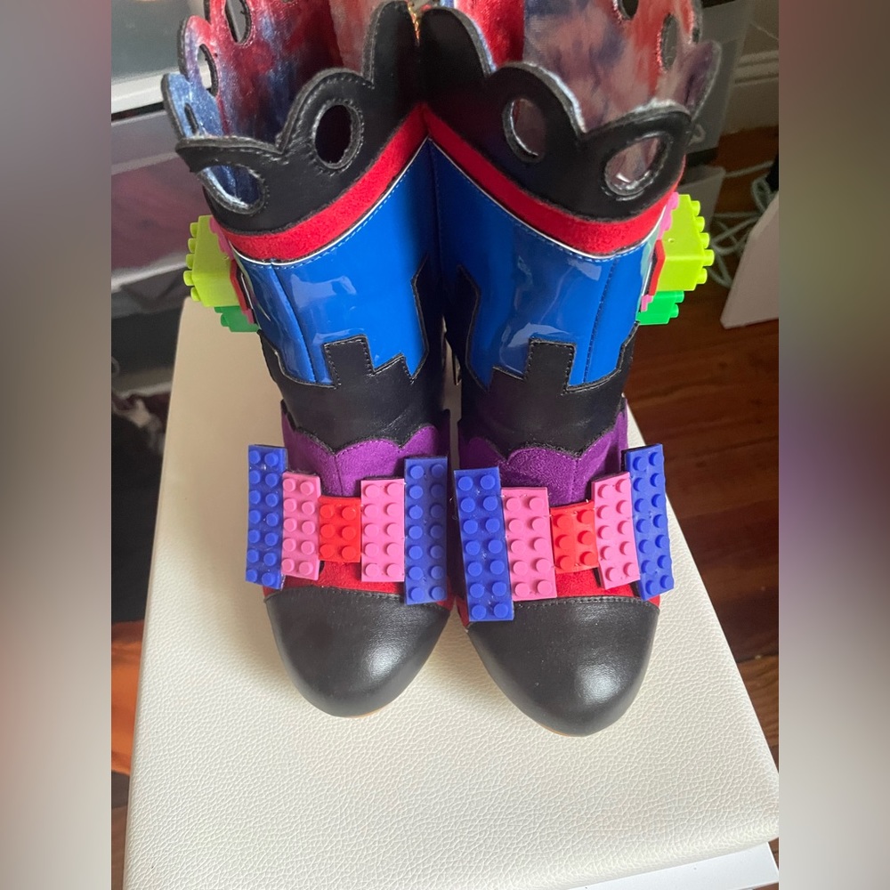 Irregular Choice size 37 Lego Boots